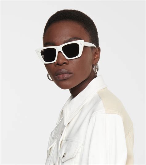 white celine sunglasses|celine sunglasses women white.